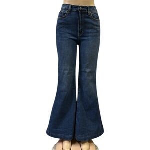 JBD Denim Aria High Rise Flare Blue Jeans Womens 29